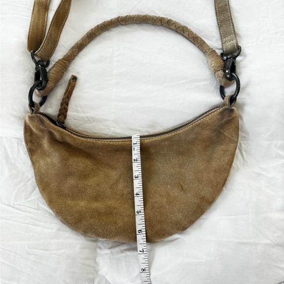 Free People Beige Suede Moon Shoulder Bag 🌙 - Picture 8 of 9
